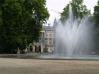 ブリュッセル公園の噴水