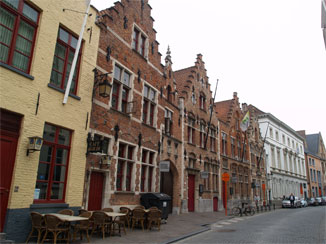 ブルージュの家並み