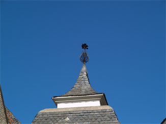 屋根のてっぺんの飾り