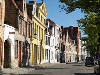 ブルージュの家並み