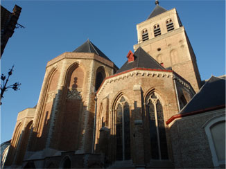 宿泊先ホテル近くの教会