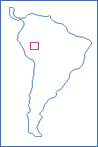 南米大陸における略地図の位置