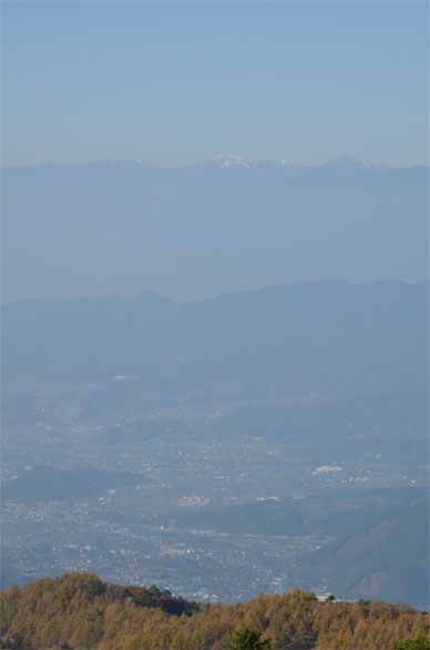 親不知ノ頭から眺めた白峰三山