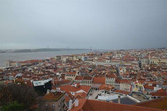 テージョ川とリスボン旧市街