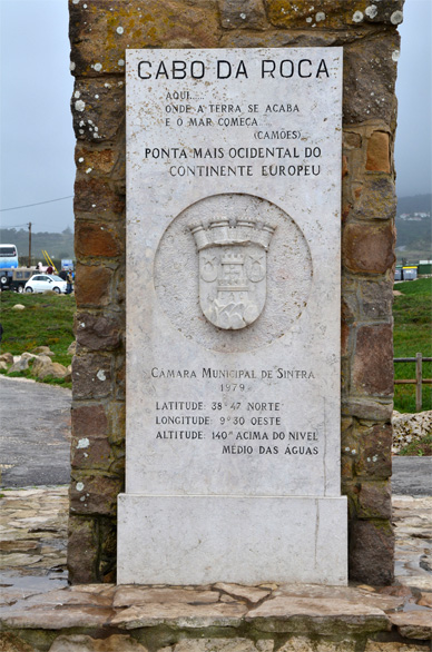 ロカ岬の記念碑