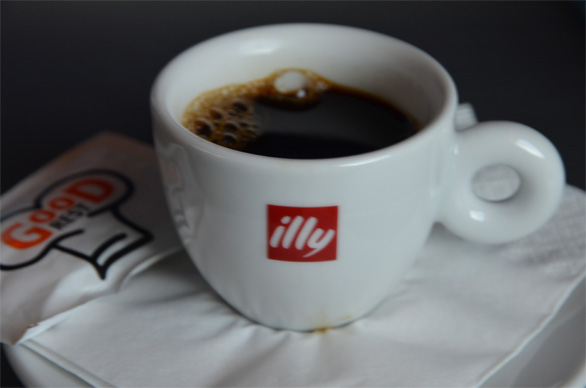 無料サービスのコーヒー