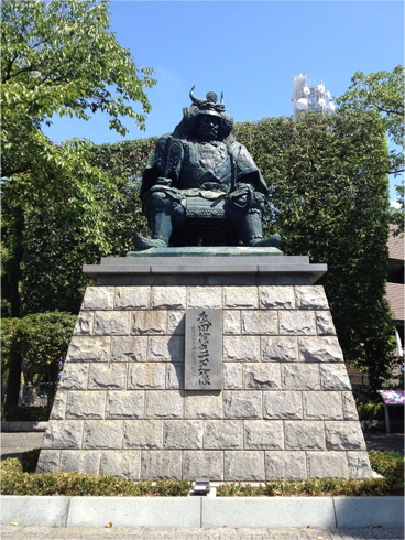 武田信玄公の銅像