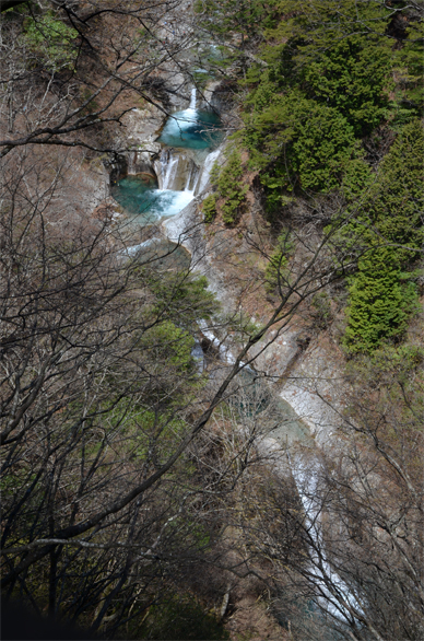 七ツ釜五段の滝