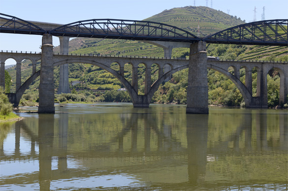 ドウロ川にかかる3本の橋