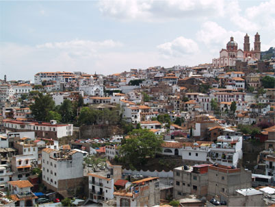 タスコの街並み