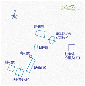 ウシュマル略図